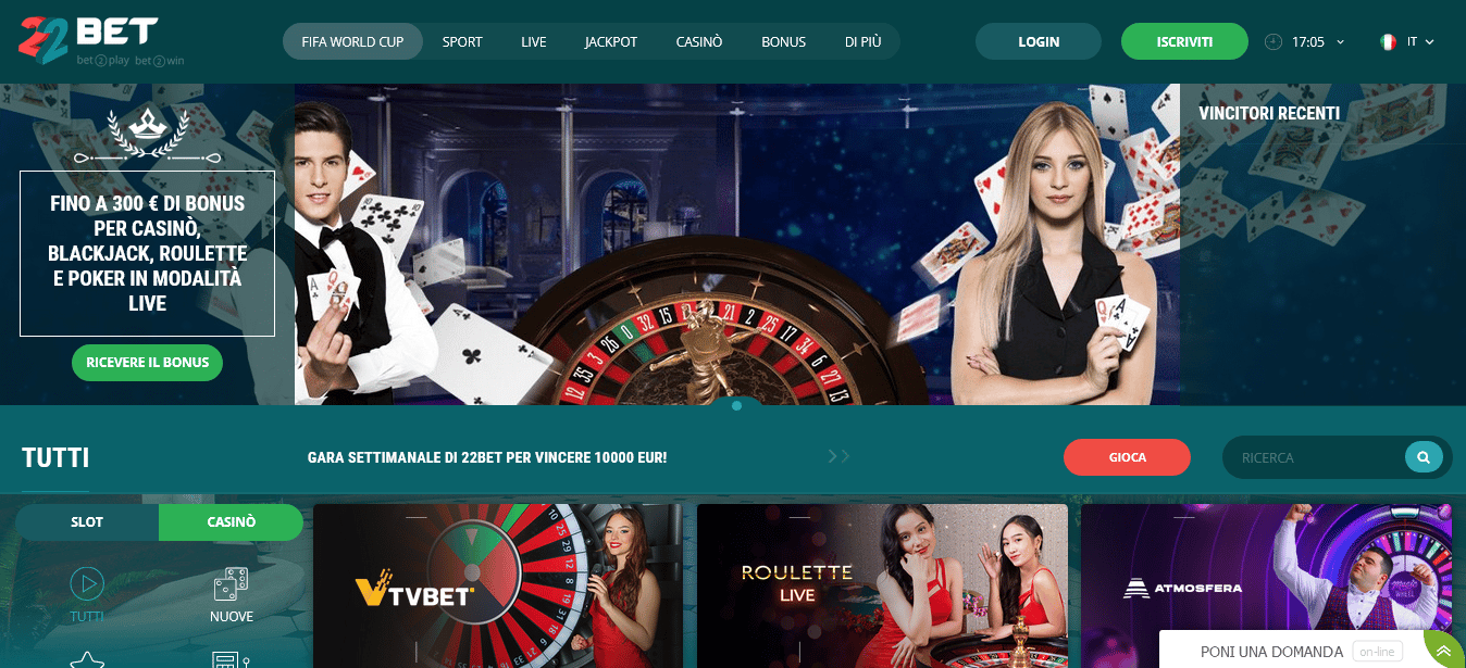 migliori casino non aams