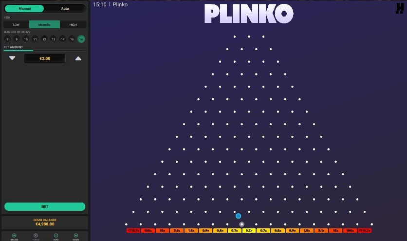 Plinko on mobile and smartphone